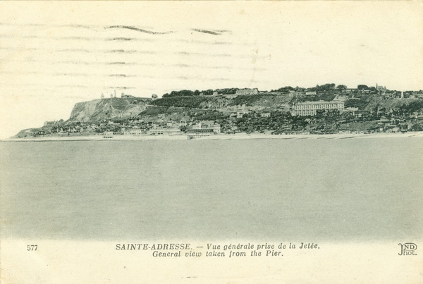 Vue depuis la Jetée ( digue nord )